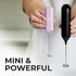 Zulay Kitchen Powerful Mini Milk Frother Handheld - Electric Hand Mixer - Portable Frother Wand for Coffee - Small Drink Blender for Lattes, Cappu...
