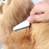 Pet Hair Comb, Flea Comb for Dog and Cat, Multifunctional Pet Grooming Comb Flea and Tear Stain Removal, 2 in 1 New Dog Face Combs Tooth Stainless...