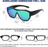 Unisex Fit Over Sunglasses for Men Women Polarized Shades with UV Protection for Fishing IF5804...