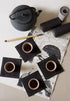 Cotton Cocktail Napkin - 4.3 x 4.3 in - 50 units per roll - Black...