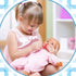 7 Pcs Disappearing Doll Feeding Set Baby Doll Bottles Milk and Juice Bottles with Toy Pacifier Baby Doll Accessories Doll Bottle Toy for Doll Acce...