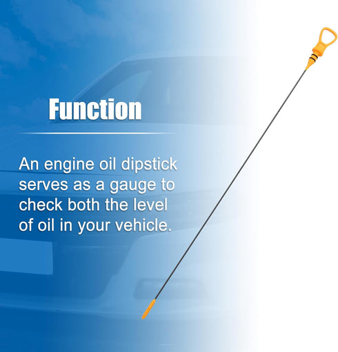 X AUTOHAUX 1 Pcs Engine Oil Dipstick Engine Oil Fluid Level Dipstick for Mini Cooper Base S 1.6L L4 - Gas 2002-2008 No.11437509784...