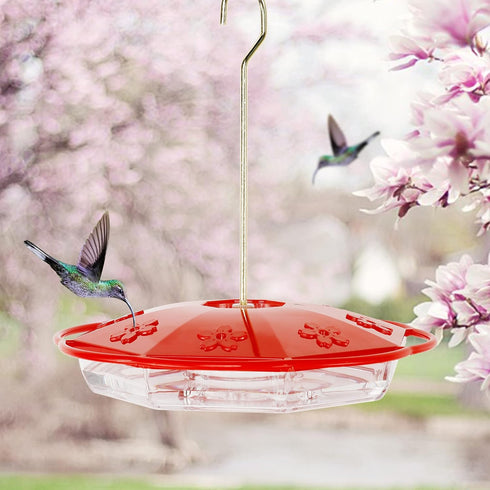 Juegoal 16 oz Hanging Hummingbird Feeder (16 oz)...