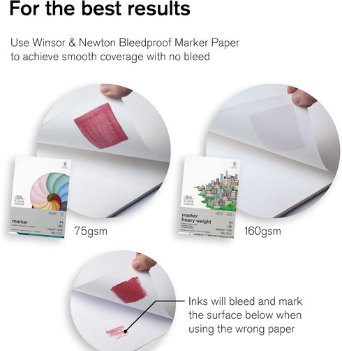 Winsor & Newton ProMarker Set, 6 Count, Red Tones...