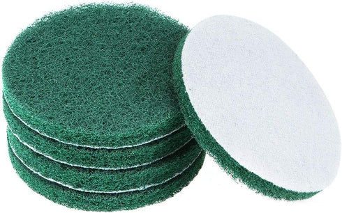 uxcell 5 Inch 240 Grit Drill Power Brush Tile Scrubber Scouring Pads Cleaning Tool 5pcs...