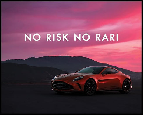 Posterizer 1 pcs-No Risk No Rari-Motivational & Inspirational Art-Gift for Entrepreneurs-Decor for Home & Office- unframed wall art...