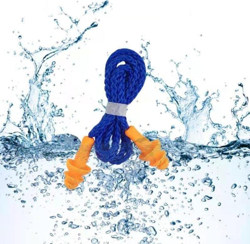 5 Pairs Corded Ear Plugs Reusable Silicone Earplugs with String Banded Ear Plug Sleep Noise Cancelling for Hearing Protection...