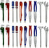 Maydahui 20PCS Hardware Hand Tool Pens Novelty Shape Black ink Ballpoint Pen Pipe Wrench Pincer Pliers Art Knife Spanner Hammer Screwdriver for Sc...