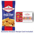 Louisiana Fish Fry Seasoned Crispy Fish Fry Seafood Breading - Season All Your Fish, Shrimp, or Oysters to Perfection (Exclusive Amazon Recipe Car...
