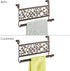 iDesign Vine Over-the-Cabinet Kitchen Dish Towel Bar Holder - Bronze...