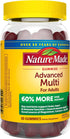 Nature Made Advanced Multivitamin Gummies for Adults with Magnesium Citrate, Calcium & All 8 B Vitamins, Daily Nutritional Support, 90 Gummies, 30...