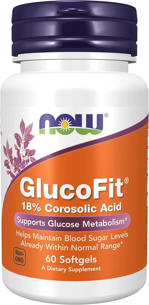 GlucoFit, 60 Sgels by Now Foods (Pack of 3)...