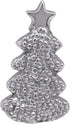MARIPOSA DOTTY CHRISTMAS TREE NAPKIN WEIGHT | SILVER | BRILLANTE | GIFTS | NAPKIN WEIGHTS | RECYCLED SANDCAST ALUMINUM | HANDMADE IN MEXICO...
