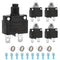 30Amp Thermal Circuit Breaker Assortment Kit Push Button Manual Reset 125/250V AC 32V DC Quick Connect Terminals Waterproof Button Caps for Overlo...