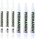 Sibba Acrylic White Paint Pens, 6 Pack White Permanent Marker with Extra Fine Point (1mm) & Medium Tip (3mm), White Oil Based Paint Pens for Wood,...