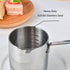 IMEEA Butter Warmer Turkish Coffee Pot Milk Warmer Pot Mini Saucepan with Spout 18/10 Tri-Ply Stainless Steel (10oz/300ml)...