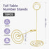 Table Number Holders 10Pcs - 8.75 inch Place Card Holder Tall Table Number Stands for Wedding Party Graduation Reception Restaurant Home Centerpie...