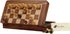 Magnetic Travel Chess Board Set - Classic Wood Staunton 7 X 7 Inch Pocket Chess Set with Folding Game Board Handmade in Fine Rosewood...