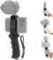 Universal Ergonomic Anti-Falling Cell Phone Smartphone Hand Grip Stabilizer w/Safety Strap, Portable Selfie Stick Handheld Vlogging Holder Mount f...