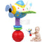 Toyvian Baby Soft Rattles Toy Infant Shaker Teether Cute Stuffed Airplane Handbells Soft Baby Rattle Toy Airplane Rattles Toy for Newborn Baby Gif...