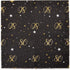 Sparkle and Bash Bulk Happy 80th Birthday Napkins for Party Decorations, 2-Ply, Black and Gold (6.5 x 6.5 In), Pack of 100-80th Birthday Decoratio...