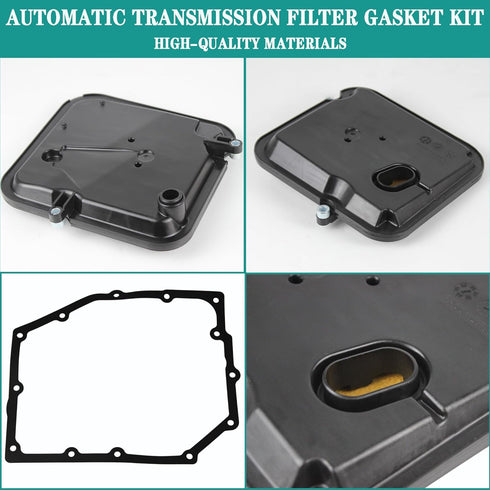 Automatic Transmission Filter Oil Pan Gasket Kit Compatible with 2003-2013 Chrysler 300 Dodge Challenger Charger Dakota Durango Magnum Nitro Jeep ...
