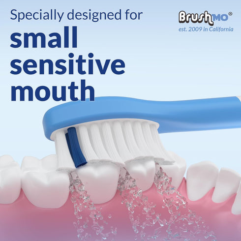 Brushmo for Kids Ages 7+ Extra Soft Replacement Toothbrush Heads Compatible with Philips Sonicare HX6042/94, Standard, 8 Pack...