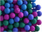 SCARA 200 pcs Czech Glass Round Beads 0.24 inches (6mm), Dark NEON (UV Active) Glass beads for Jewelry and Bracelets Making, Beads for Bracelets, ...