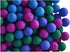 SCARA 200 pcs Czech Glass Round Beads 0.24 inches (6mm), Dark NEON (UV Active) Glass beads for Jewelry and Bracelets Making, Beads for Bracelets, ...