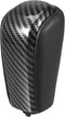 Automatic Gear Shift Knob Compatible for Toyota Land Cruiser Prado 2009-2017, Durable Faux Leather Black Carbon Fiber Pattern Undrilled...