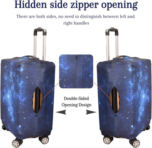 Luggage Cover,Washable Elastic Suitcase Cover Protector Galaxy, XL: Fit 29-30 Inch Luggage...