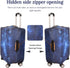 Luggage Cover,Washable Elastic Suitcase Cover Protector Galaxy, XL: Fit 29-30 Inch Luggage...