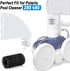 Pool Cleaner Kit for Polaris 280 480, 2Pcs All Purpose Bag with Zipper Closure Replacement Mesh Bag and 10Pcs Sweep Hose Tail Scrubbers Replacemen...