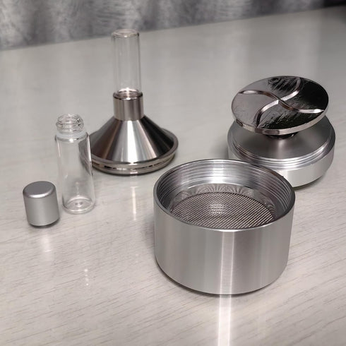 Kitchen Spice Grinder?Superfine Grinding?Pepper Grinder Set, Silver1...