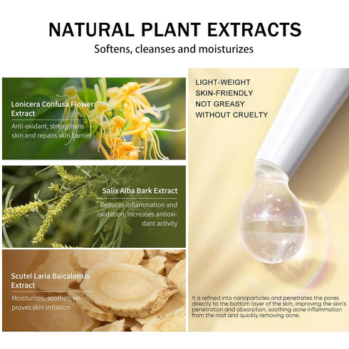 3 Step Acne Skin Care Set, 2% Salicylic Acid Face Wash, Skincare Routine Set, Facial Skin Care Sets & Kits: Cleanser, Serum, Cream, Mask, Face Car...