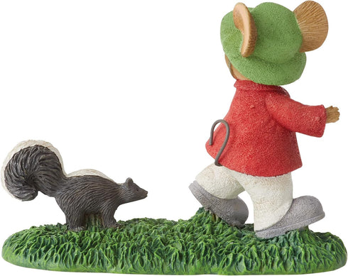 Enesco Tails with Heart Happy Camper Skunk Attack Mouse Miniature Figurine, 2.36 Inch, Multicolor...