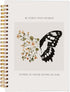 Inspirational Notebooks, Inspirational Motivational Encouraging Gifts for Women, Be Patient With Yourself Floral Butterfly Spiral Notebook 5.5x8.3...