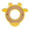 Nuby Natural Wood Teether with Soft Silicone, Minimalist Design Easy to Clean, Giraffe Yellow...