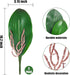 Miracliy Phalaenopsis Orchid Leaves Fake Leaves Real Latex Touch Plants Arrangement...
