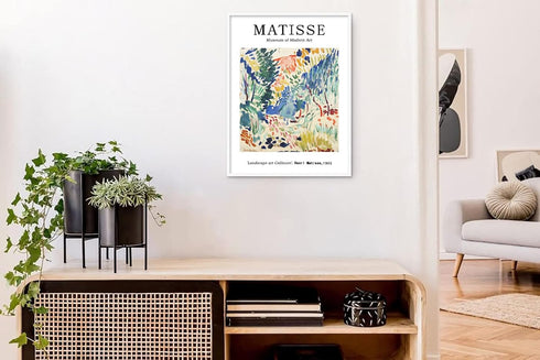 Henri Matisse Wall Art Prints - Matisse Canvas Wall Art Picture Matisse Landscape Poster Henri Matisse Exhibition Poster Matisse at Collioure Prin...