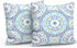 LVTXIII Pack of 2 Outdoor Throw Pillow Covers Accent Waterproof Pillow Covers ONLY, Patio Square Cushion Cases for Garden Balcony Couch Sofa Decor...