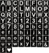 4 Inch Letter Stencils Symbol Numbers Craft Stencils, 66 Pcs Reusable Plastic Alphabet Templates for Painting on Wood, Wall, Fabric, Rock, Glass, ...