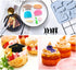 2 Pack Graduation 2024 Silicone Molds, Graduation Grad Cap Diploma Book Fondant Silicone Mold Congrats Cupcake Toppers Baking Mold for 2024 Gradua...