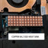 M.2 2280 SSD Heatsink Copper Kit, 67x18x4mm Cooler Heat Sink + Silicone Based Thermal Pad for Cooling M.2 SSD, NVME SSD, SSD...