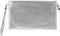 Boutique De FGG Silver Crystal Clutch Purse Envelope Evening Clutch Handbags Women's Wedding Party Messenger Bags...