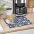 Coffee Mat Coffee Bar Mat Coffee Maker Mat for Countertops Coffee Machine Mat Leather Absorbent Drying Mat for Kitchen Counter Coffee Bar Accessor...