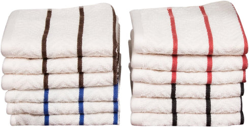 Kitchen Dish Cloth Set, 16-Pack Reusable Kitchen Rag Dish Towels Washcloth for Cleaning and Drying...