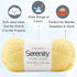 Premier Yarns Serenity Chunky Solid Buttercup 700-74 (3-Skeins - Same Dye Lot) Chunky Bulky #5 Acrylic Yarn for Crocheting and Knitting - Bundle w...