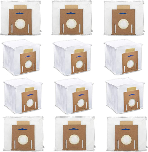 12 Pack Replacement Vacuum Filter Bags for Yeedi K781+, Ecovacs DEEBOT OZMO T8 AIVI T8 Max and Deebot N8 Pro+ Robot Vacuum Cleaner...