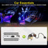 USB A to 12V Adapter, 2-Pack QC3.0 USB A to 12V Cigarette Lighter Adapter Quick Charger Male to 12V Cigarette Lighter Socket Female Cable for Dash...